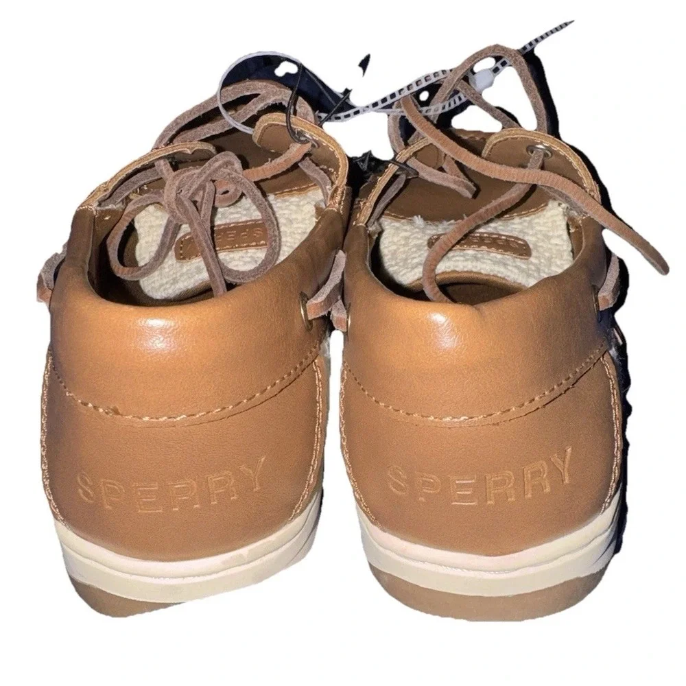 Sperry Boat Shoes Whalefish Brown Women Size 8 Memory Foam NWOT